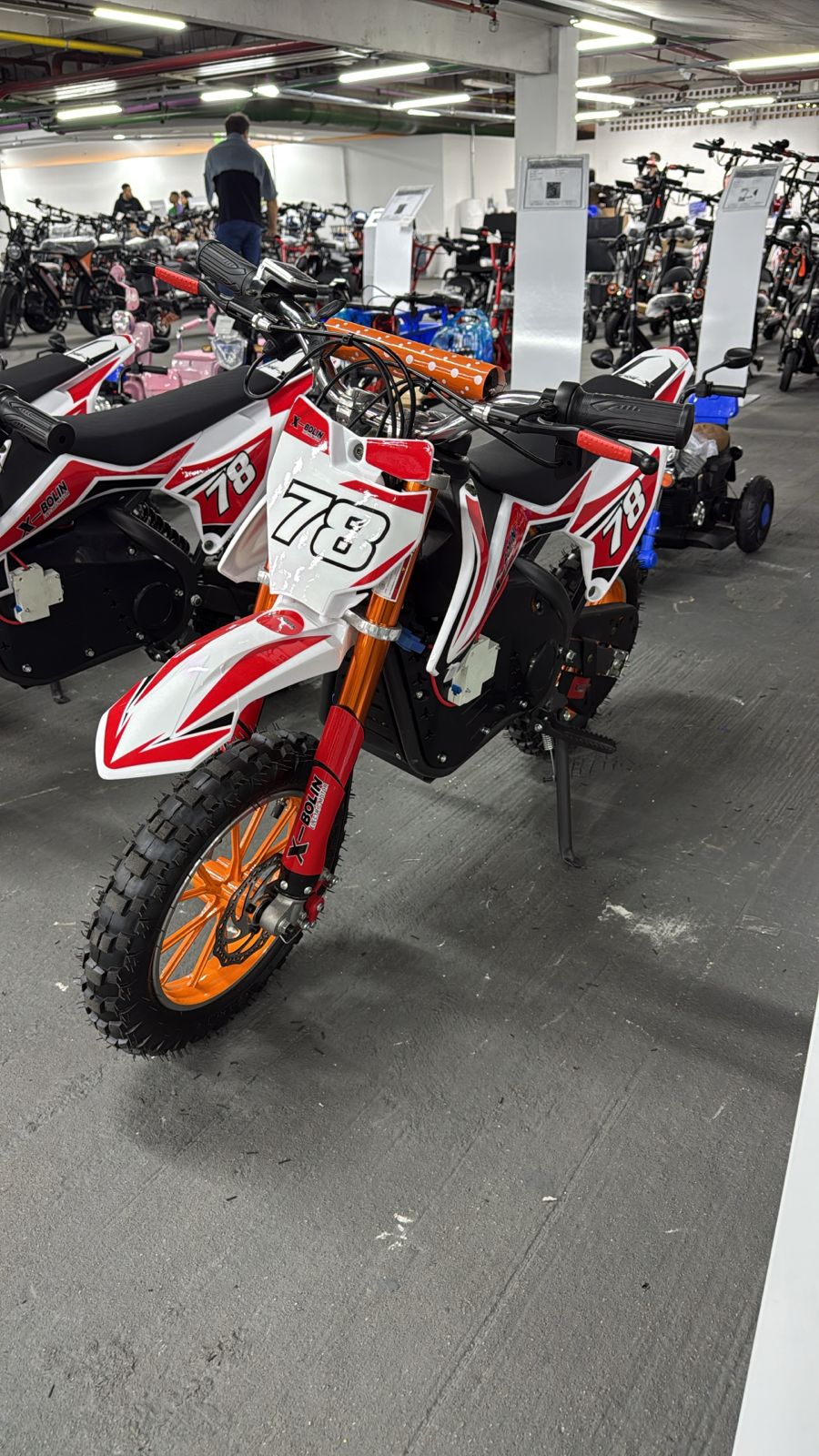 Mini Moto Elétrica Bolin Cross 78